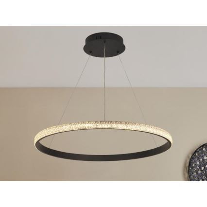 LED Zatemnitveni lestenec na vrvici LED/40W/230V 3000-6500K + Daljinski upravljalnik