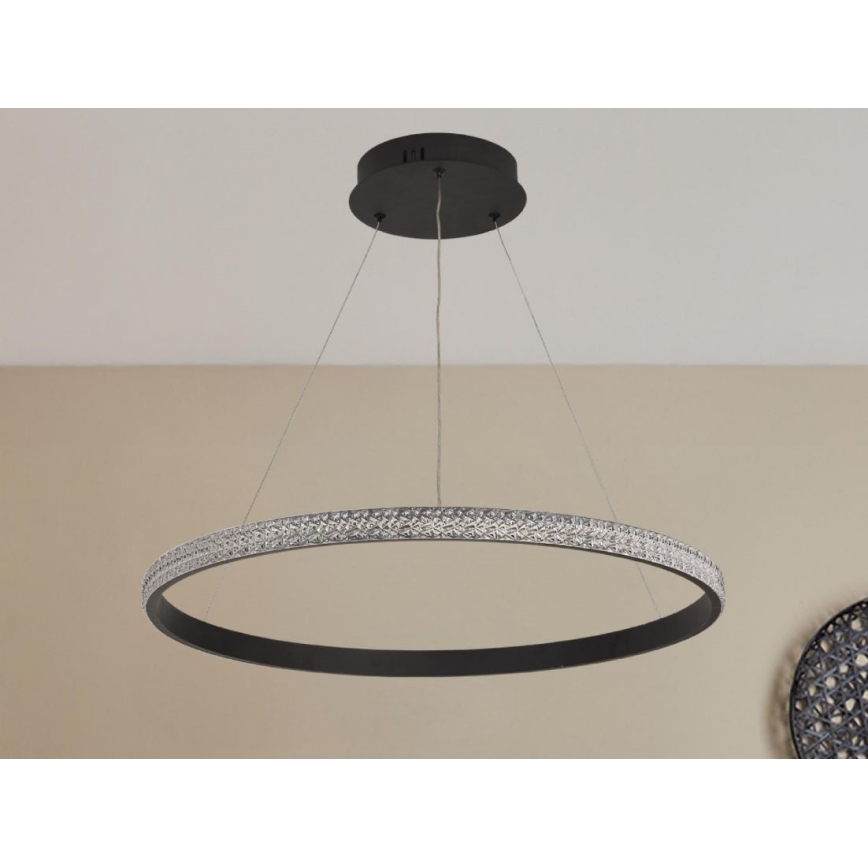 LED Zatemnitveni lestenec na vrvici LED/40W/230V 3000-6500K + Daljinski upravljalnik
