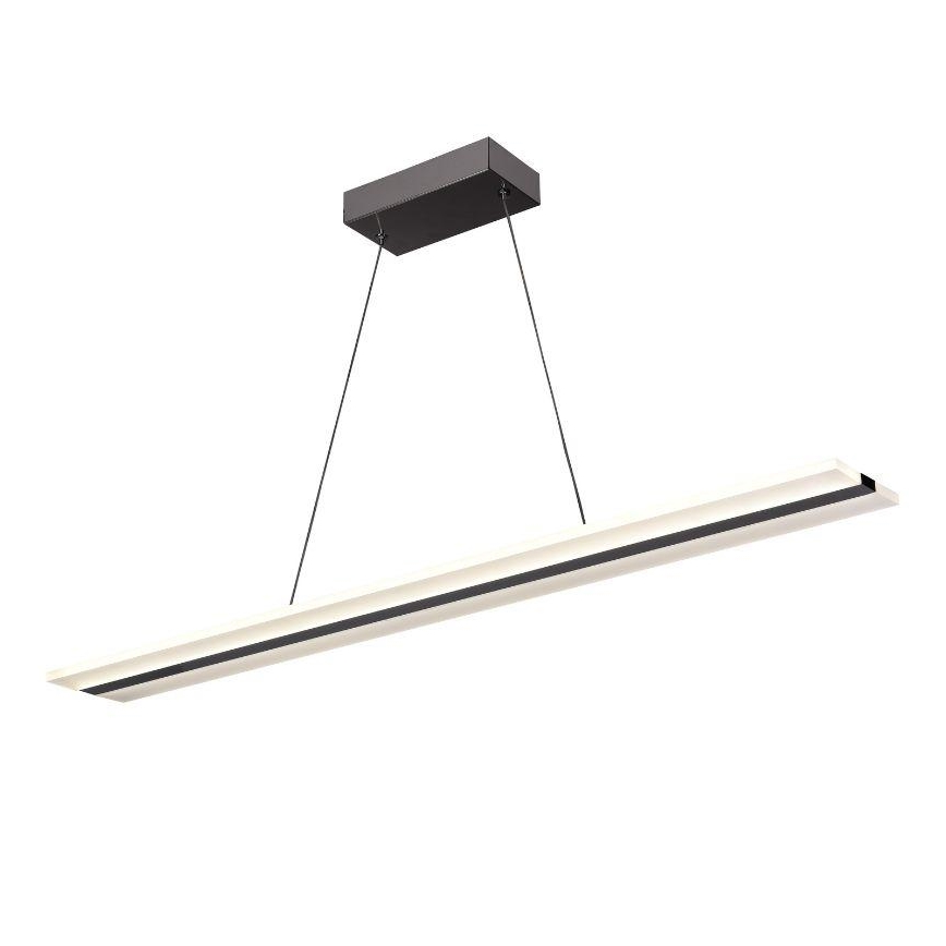 LED Zatemnitveni lestenec na vrvici LED/40W/230V 3000-6500K krom + Daljinski upravljalnik