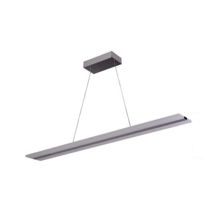 LED Zatemnitveni lestenec na vrvici LED/40W/230V 3000-6500K krom + Daljinski upravljalnik