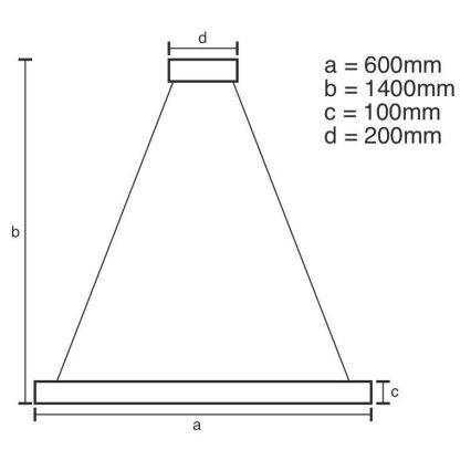 LED Zatemnitven kristal lestenec na vrvici LED/40W/230V 3000-6500K sijajni krom + Daljinski upravljalnik