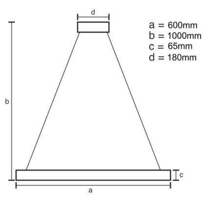 LED Zatemnitveni kristalni lestenec na vrvici LED/40W/230V 3000-6500K krom + Daljinski upravljalnik