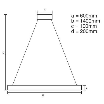 LED Zatemnitveni kristalni lestenec na vrvici LED/40W/230V 3000-6500K krom/zlata + Daljinski upravljalnik