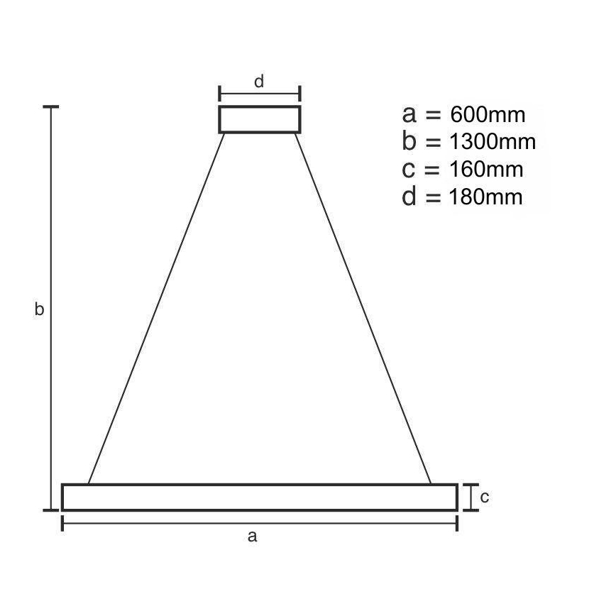 LED Zatemnitveni lestenec na vrvici LED/40W/230V 3000-6500K zlata + Daljinski upravljalnik