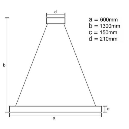 LED Zatemnitveni kristalni lestenec na vrvici LED/40W/230V 3000-6500K zlata + Daljinski upravljalnik