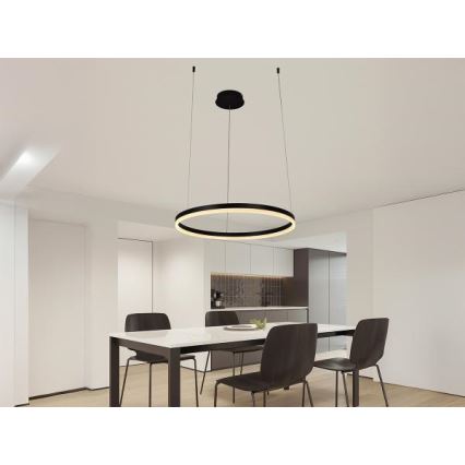 LED Zatemnitveni lestenec na vrvici LED/42W/230V 3000-6500K + Daljinski upravljalnik
