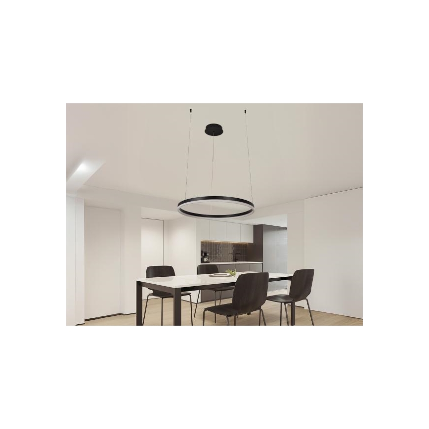 LED Zatemnitveni lestenec na vrvici LED/42W/230V 3000-6500K + Daljinski upravljalnik