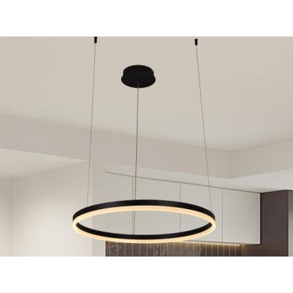 LED Zatemnitveni lestenec na vrvici LED/42W/230V 3000-6500K + Daljinski upravljalnik