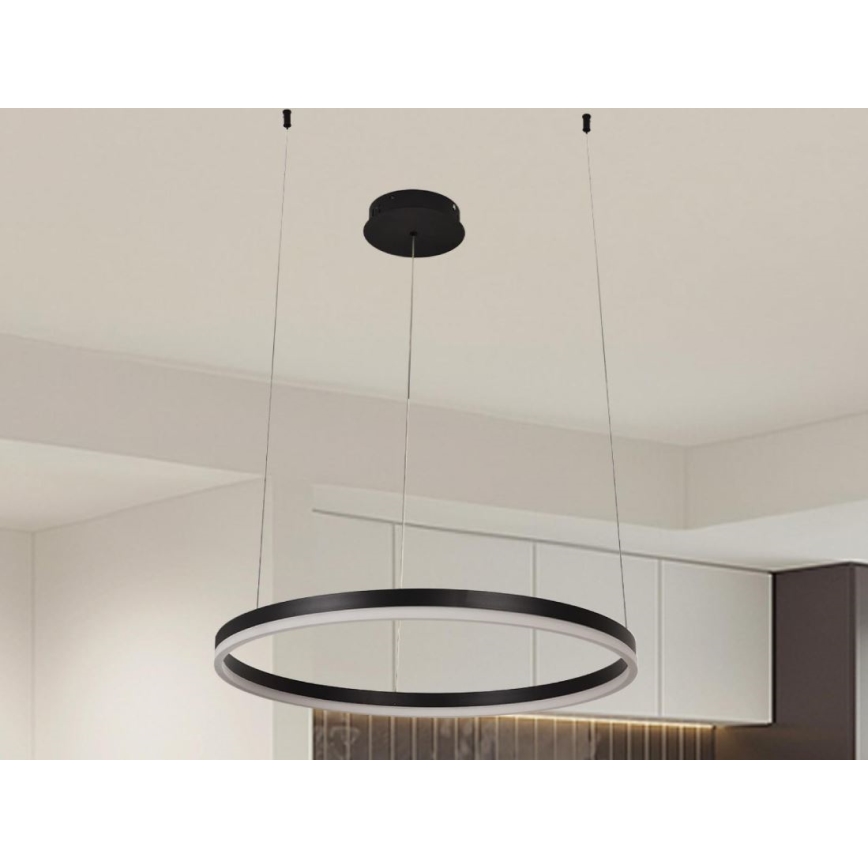 LED Zatemnitveni lestenec na vrvici LED/42W/230V 3000-6500K + Daljinski upravljalnik