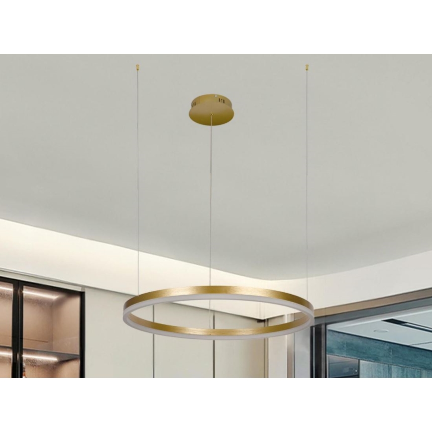 LED Zatemnitveni lestenec na vrvici LED/42W/230V 3000-6500K + Daljinski upravljalnik