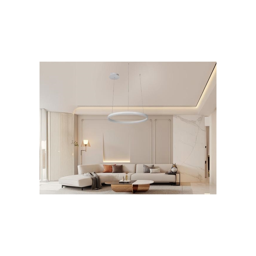 LED Zatemnitveni lestenec na vrvici LED/42W/230V 3000-6500K + Daljinski upravljalnik