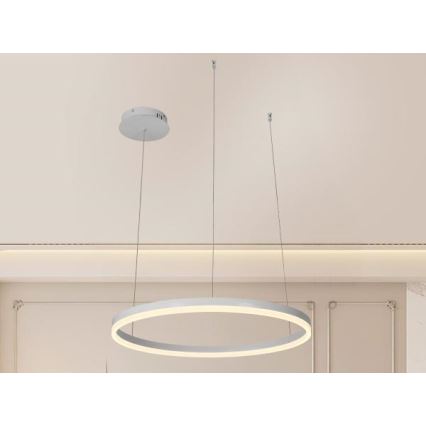 LED Zatemnitveni lestenec na vrvici LED/42W/230V 3000-6500K + Daljinski upravljalnik