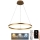 LED Zatemnitveni lestenec na vrvici LED/42W/230V 3000-6500K pr. 60 cm + Daljinski upravljalnik
