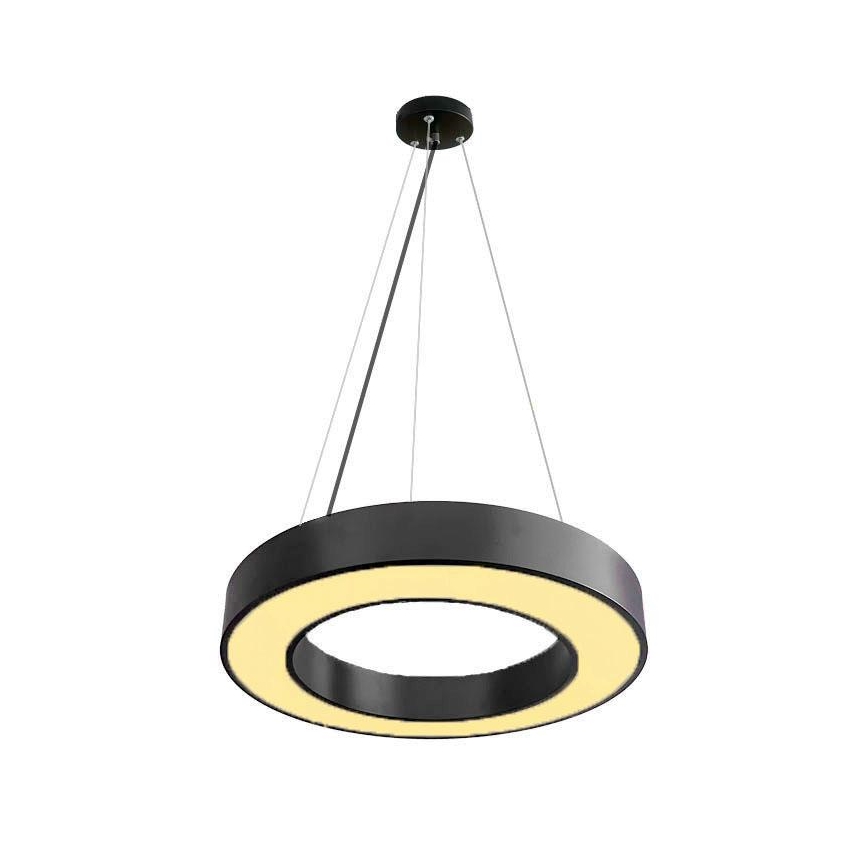 LED Zatemnitveni lestenec na vrvici LED/45W/230V 3000-6500K črna + Daljinski upravljalnik