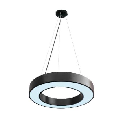 LED Zatemnitveni lestenec na vrvici LED/45W/230V 3000-6500K črna + Daljinski upravljalnik