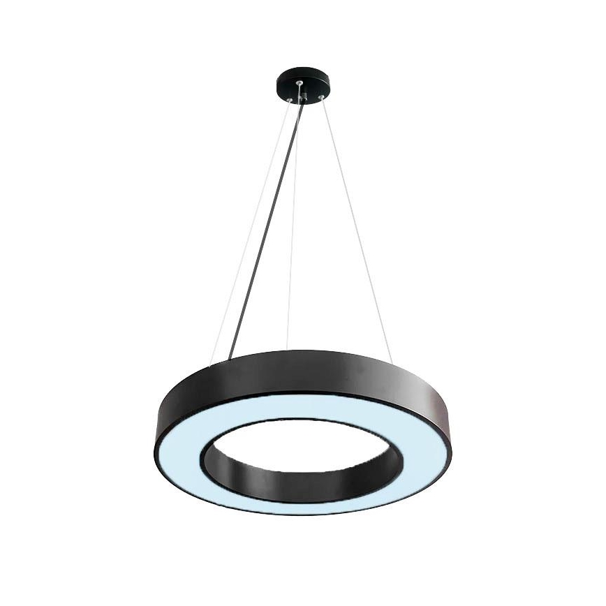 LED Zatemnitveni lestenec na vrvici LED/45W/230V 3000-6500K črna + Daljinski upravljalnik