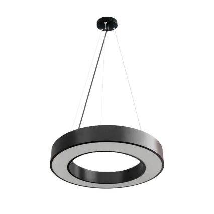 LED Zatemnitveni lestenec na vrvici LED/45W/230V 3000-6500K črna + Daljinski upravljalnik