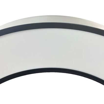 LED Zatemnitveni lestenec na vrvici LED/45W/230V 3000-6500K črna + Daljinski upravljalnik