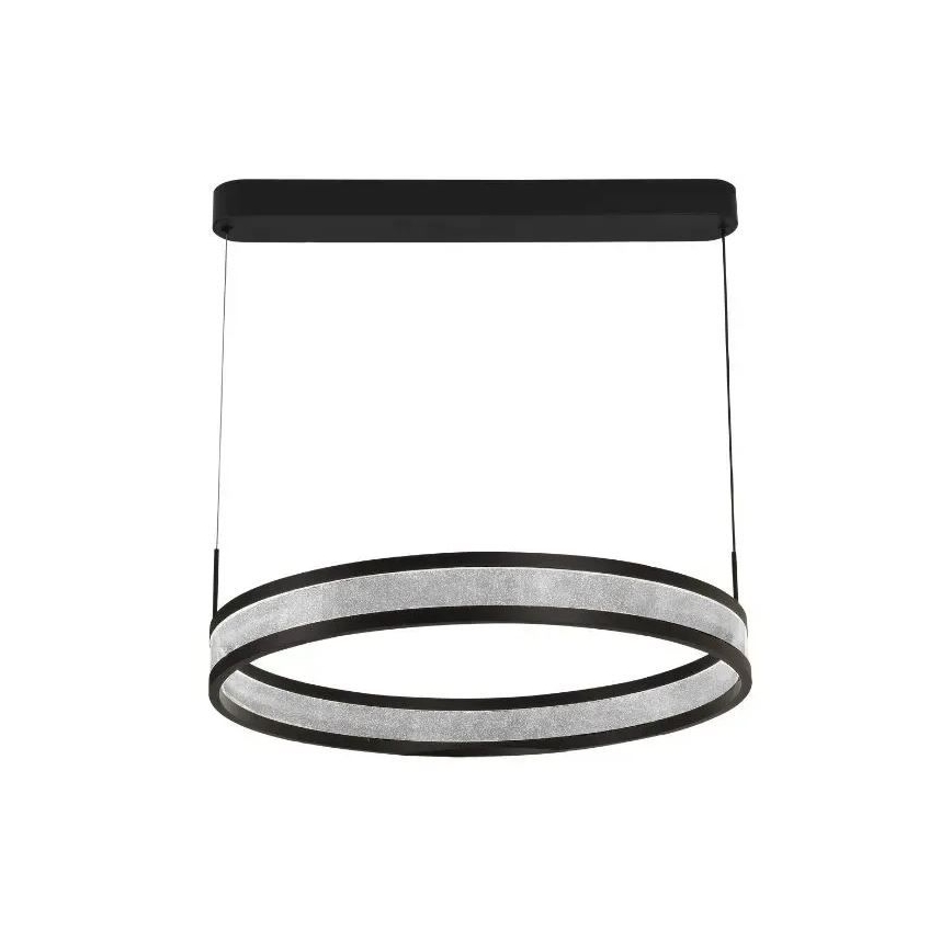 LED Zatemnitveni lestenec na vrvici LED/45W/230V 3000-6500K črna + Daljinski upravljalnik