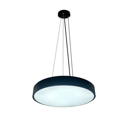 LED Zatemnitveni lestenec na vrvici LED/50W/230V 3000-6500K črna + Daljinski upravljalnik