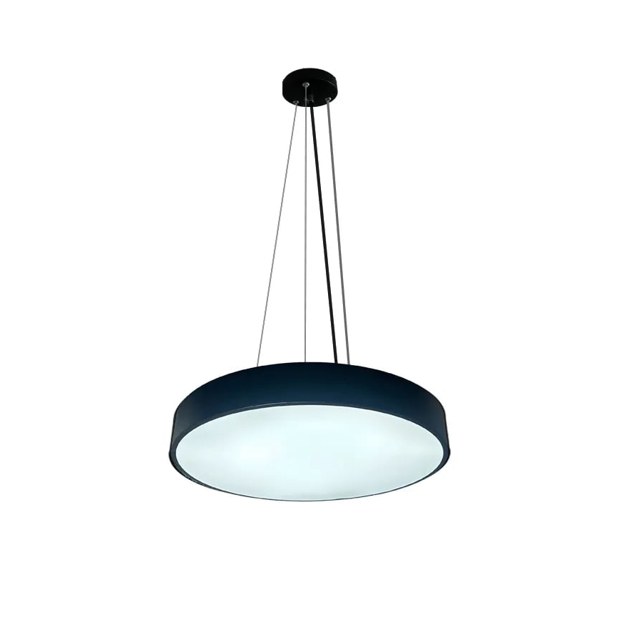 LED Zatemnitveni lestenec na vrvici LED/50W/230V 3000-6500K črna + Daljinski upravljalnik