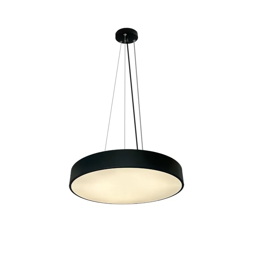 LED Zatemnitveni lestenec na vrvici LED/50W/230V 3000-6500K črna + Daljinski upravljalnik