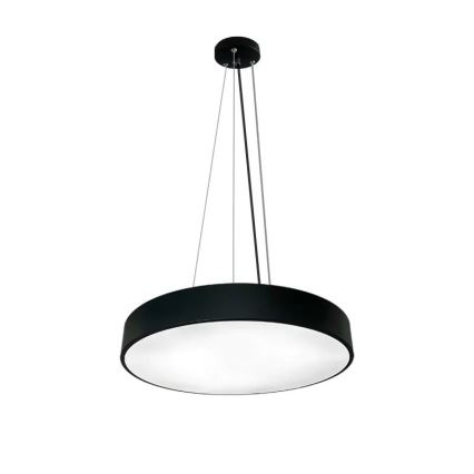 LED Zatemnitveni lestenec na vrvici LED/50W/230V 3000-6500K črna + Daljinski upravljalnik