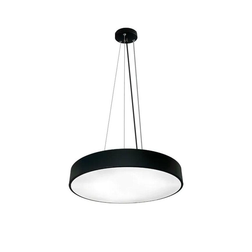 LED Zatemnitveni lestenec na vrvici LED/50W/230V 3000-6500K črna + Daljinski upravljalnik
