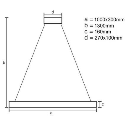 LED Zatemnitveni lestenec na vrvici LED/50W/230V 3000-6500K zlata + Daljinski upravljalnik