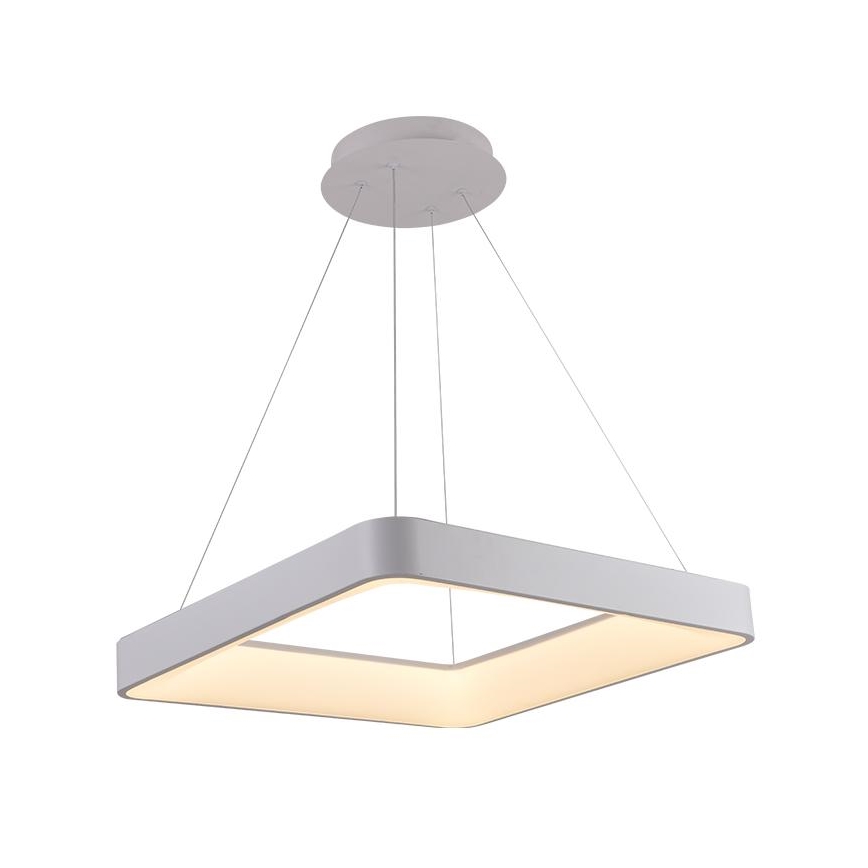 LED Zatemnitveni lestenec na vrvici LED/55W/230V 3000-6500K bela + Daljinski upravljalnik