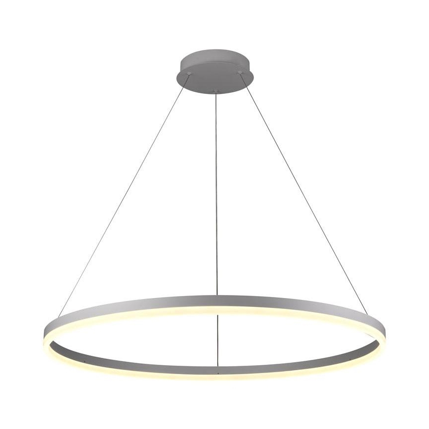 LED Zatemnitveni lestenec na vrvici LED/55W/230V 3000-6500K pr. 80 cm + Daljinski upravljalnik