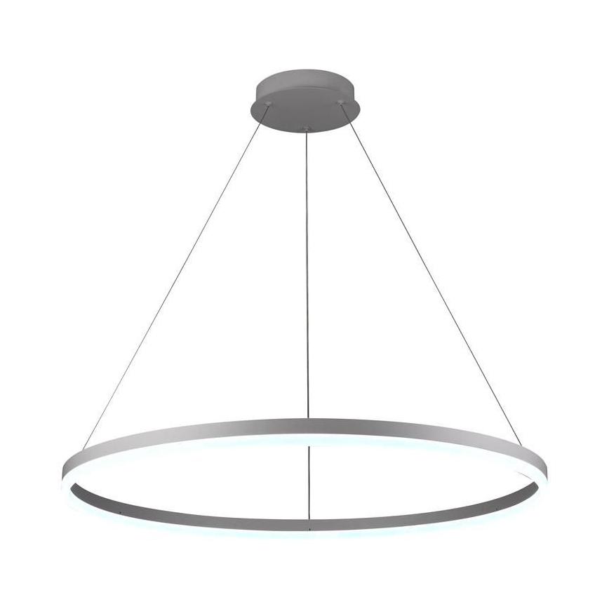 LED Zatemnitveni lestenec na vrvici LED/55W/230V 3000-6500K pr. 80 cm + Daljinski upravljalnik