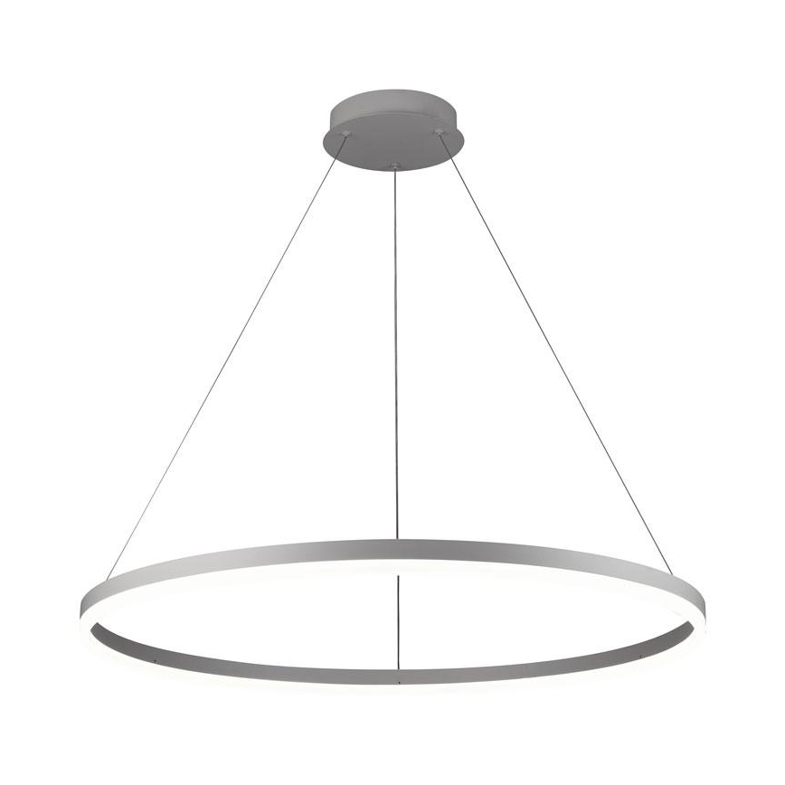 LED Zatemnitveni lestenec na vrvici LED/55W/230V 3000-6500K pr. 80 cm + Daljinski upravljalnik