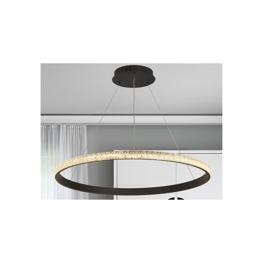 LED Zatemnitveni lestenec na vrvici LED/55W/230V 3000-6500K + Daljinski upravljalnik
