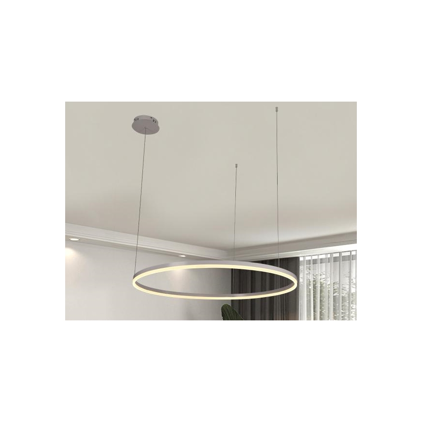 LED Zatemnitveni lestenec na vrvici LED/55W/230V 3000-6500K + Daljinski upravljalnik