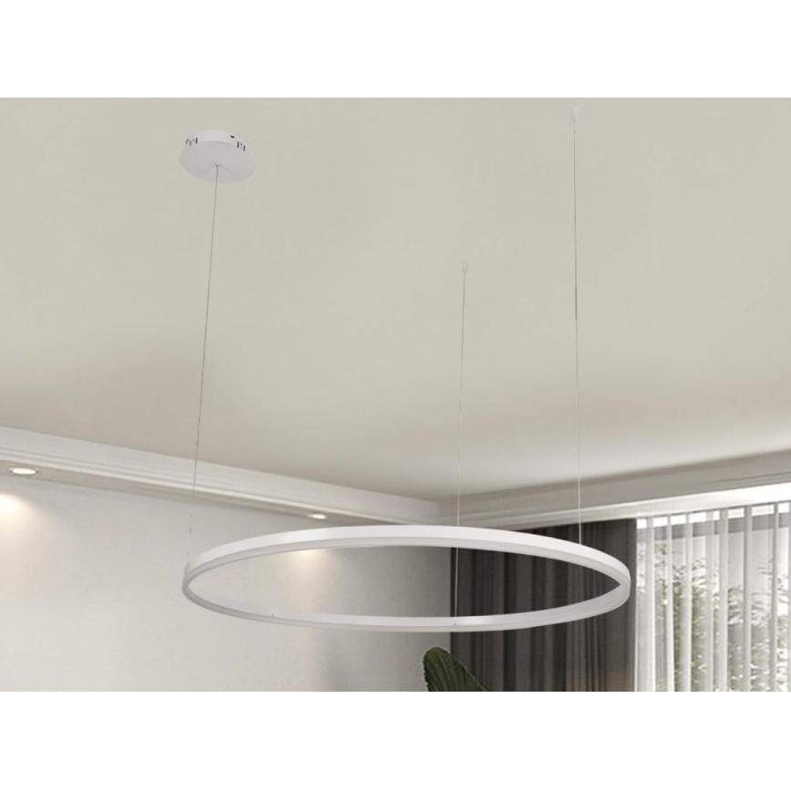 LED Zatemnitveni lestenec na vrvici LED/55W/230V 3000-6500K + Daljinski upravljalnik