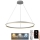 LED Zatemnitveni lestenec na vrvici LED/55W/230V 3000-6500K pr. 80 cm + Daljinski upravljalnik