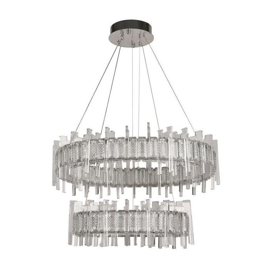 LED Zatemnitveni kristalni lestenec na vrvici LED/65W/230V 3000-6500K + Daljinski upravljalnik