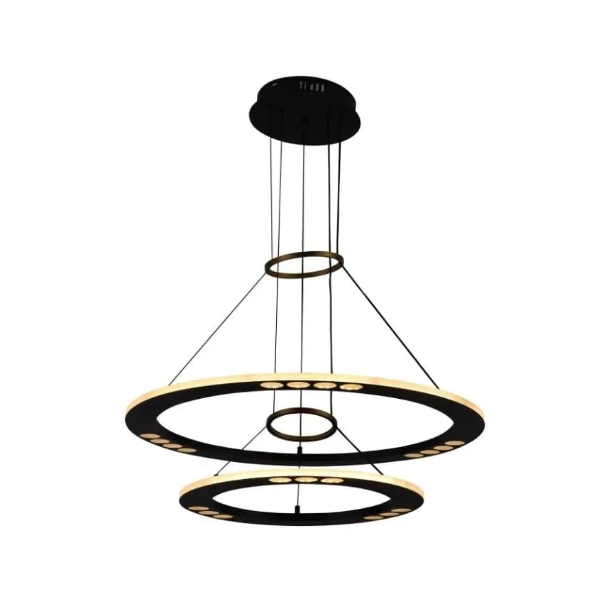LED Zatemnitveni lestenec na vrvici LED/65W/230V 3000-6500K + Daljinski upravljalnik