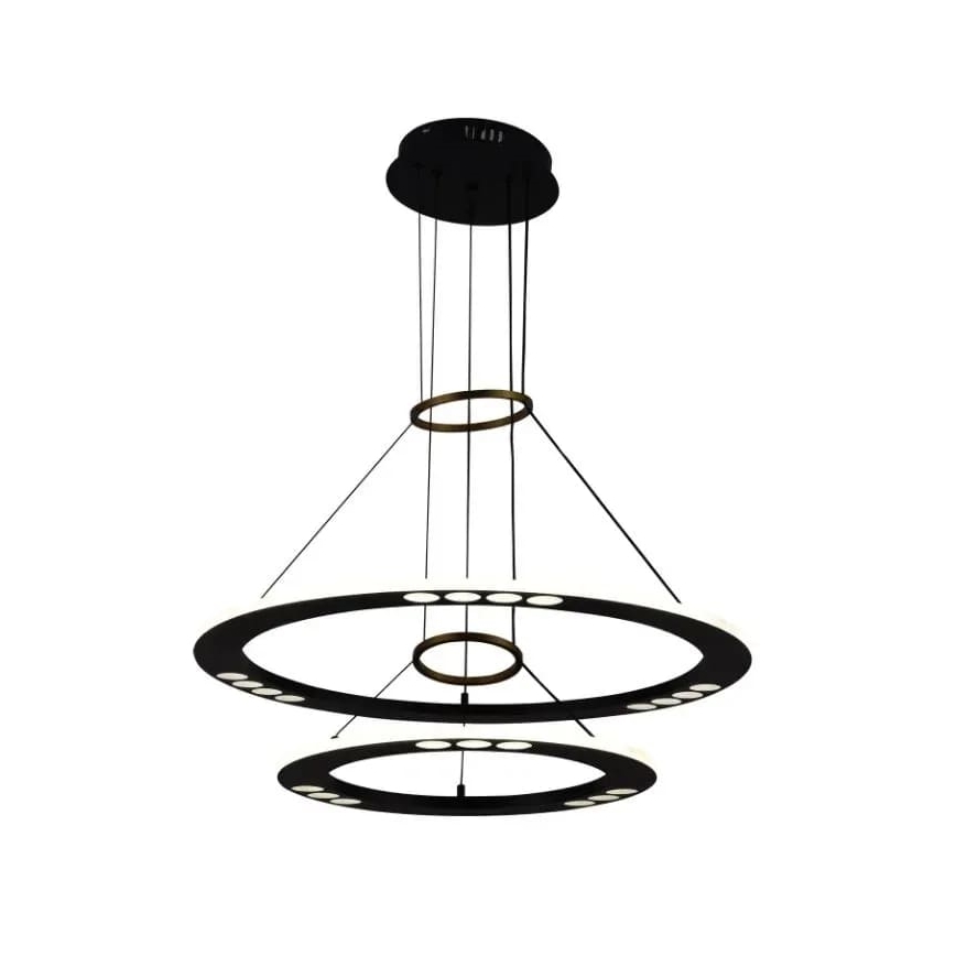 LED Zatemnitveni lestenec na vrvici LED/65W/230V 3000-6500K + Daljinski upravljalnik