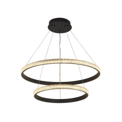 LED Zatemnitveni lestenec na vrvici LED/65W/230V 3000-6500K pr. 60 cm + Daljinski upravljalnik