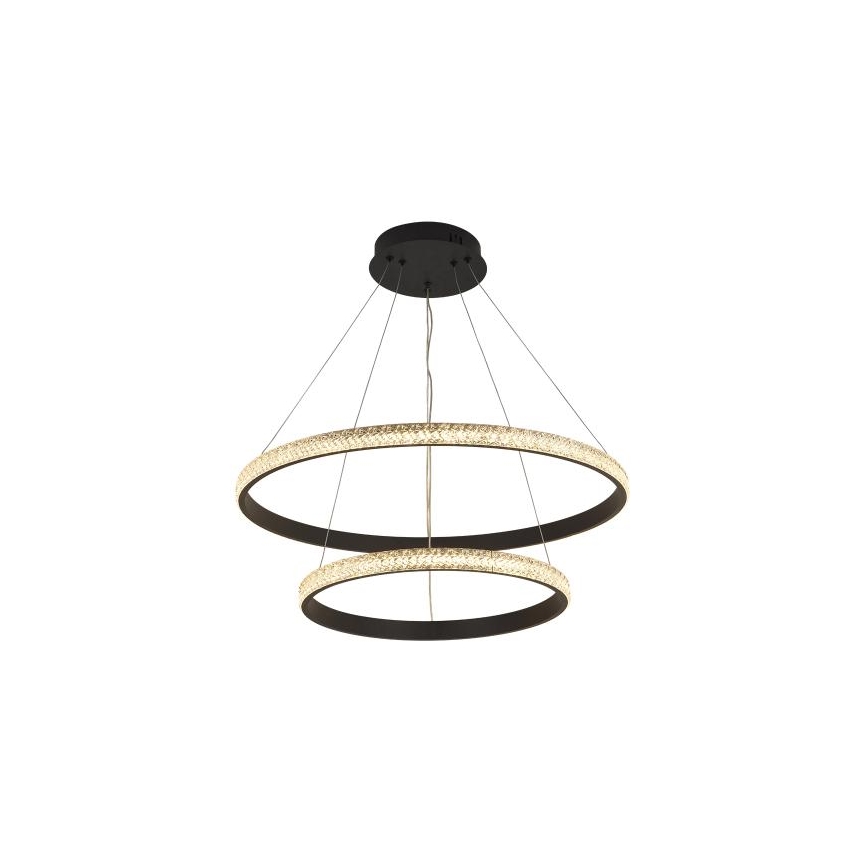 LED Zatemnitveni lestenec na vrvici LED/65W/230V 3000-6500K pr. 60 cm + Daljinski upravljalnik