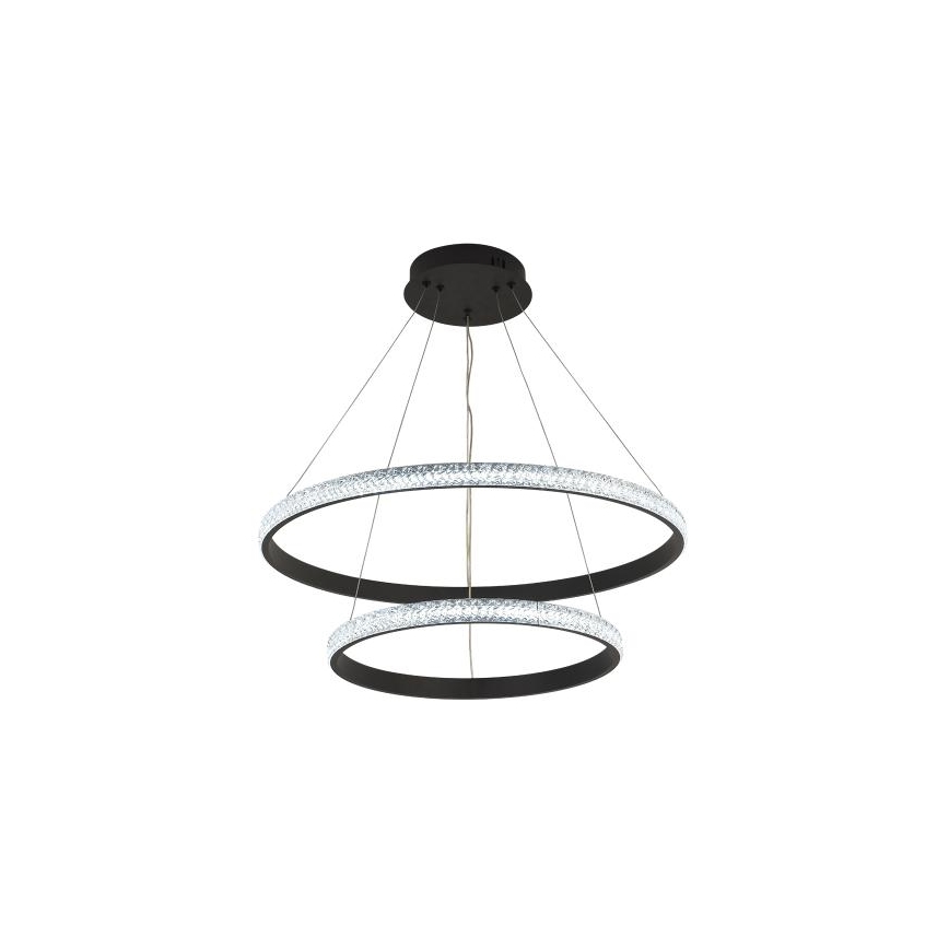 LED Zatemnitveni lestenec na vrvici LED/65W/230V 3000-6500K pr. 60 cm + Daljinski upravljalnik