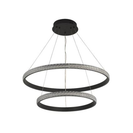 LED Zatemnitveni lestenec na vrvici LED/65W/230V 3000-6500K pr. 60 cm + Daljinski upravljalnik