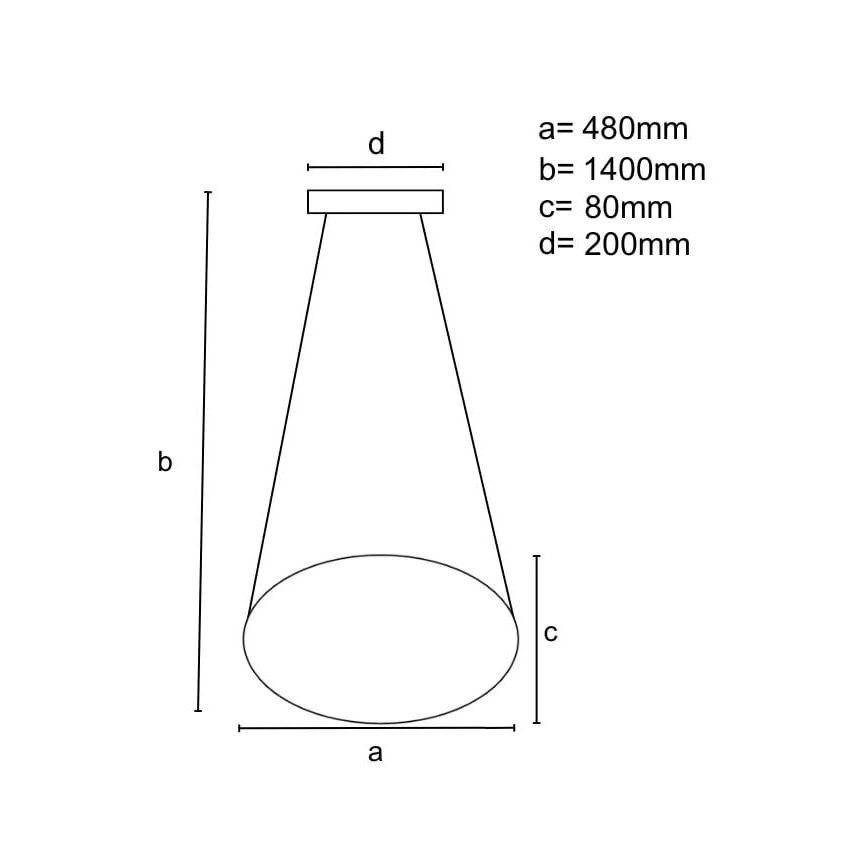 LED Zatemnitveni lestenec na vrvici LED/65W/230V 3000-6500K krom + Daljinski upravljalnik