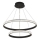 LED Zatemnitveni lestenec na vrvici LED/65W/230V 3000-6500K pr. 60 cm + Daljinski upravljalnik