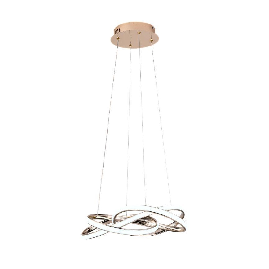 LED Zatemnitveni lestenec na vrvici LED/65W/230V 3000-6500K zlata + Daljinski upravljalnik