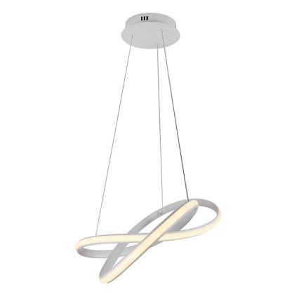 LED Zatemnitveni lestenec na vrvici LED/70W/230V 3000-6500K bela + Daljinski upravljalnik