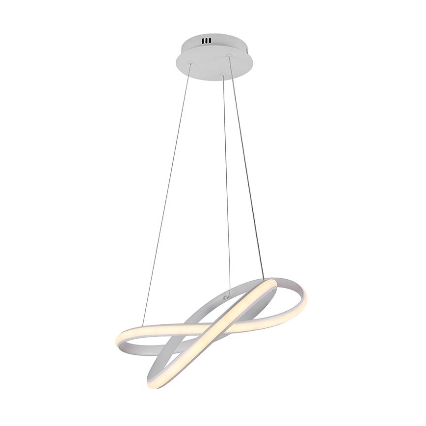 LED Zatemnitveni lestenec na vrvici LED/70W/230V 3000-6500K bela + Daljinski upravljalnik