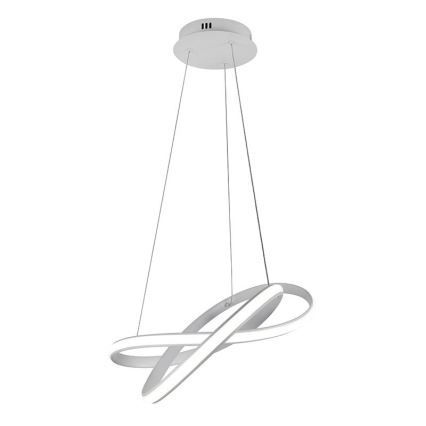 LED Zatemnitveni lestenec na vrvici LED/70W/230V 3000-6500K bela + Daljinski upravljalnik